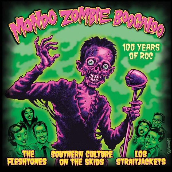 Los Straitjackets Southern Culture - Mondo Zombie Boogaloo (Pink Vinyl) i gruppen VINYL / Kommende / Pop-Rock hos Bengans Skivbutik AB (5682764)