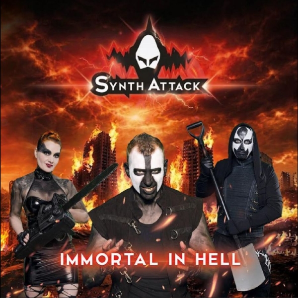 Synthattack - Immortal In Hell i gruppen CD / Kommende / Pop-Rock hos Bengans Skivbutik AB (5682872)