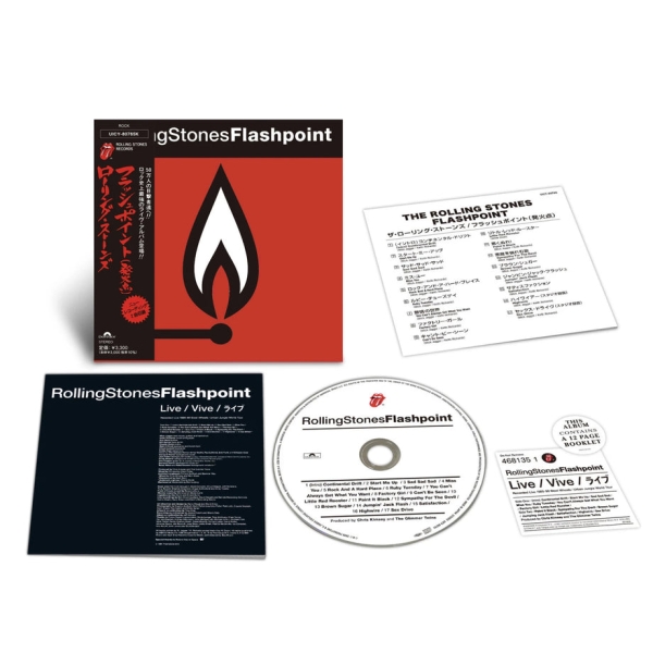 The Rolling Stones - Flashpoint (Shm-Cd) i gruppen CD / Kommende / Pop-Rock hos Bengans Skivbutik AB (5683087)