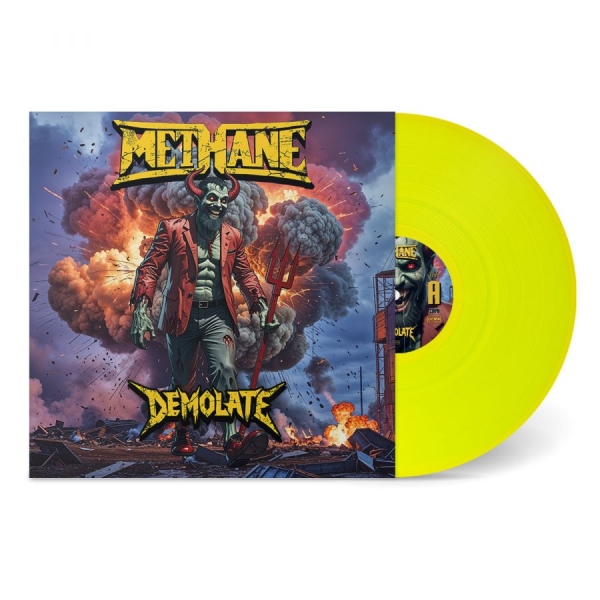 Methane - Demolate (Neon Yellow Vinyl Lp) i gruppen VINYL / Kommende / Metal hos Bengans Skivbutik AB (5683164)