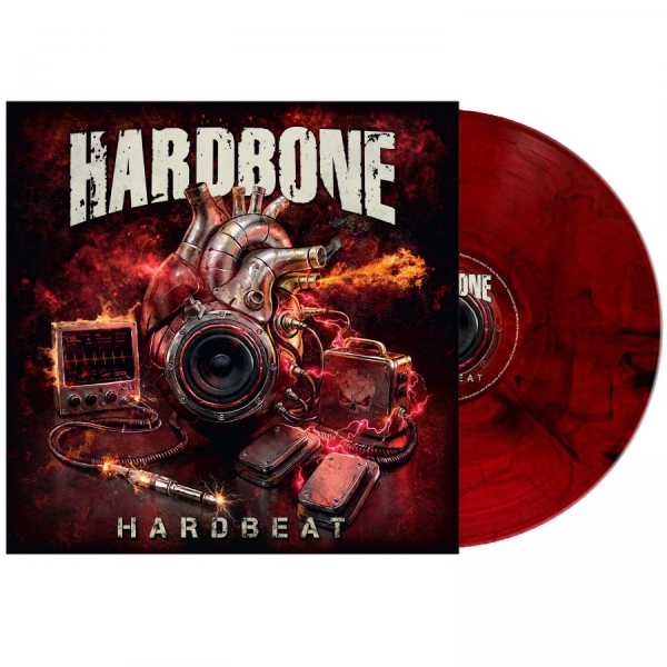 Hardbone - Hardbeat (Red/Black Marbled Vinyl L i gruppen VINYL / Kommende / Metal hos Bengans Skivbutik AB (5683229)