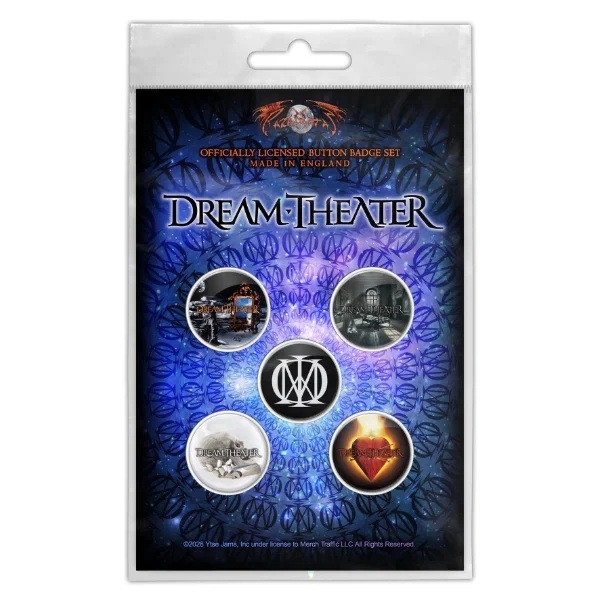 Dream Theater - Symbol Button Badge Pack i gruppen MERCHANDISE / Pin-Button Badge /  /  hos Bengans Skivbutik AB (5683335)
