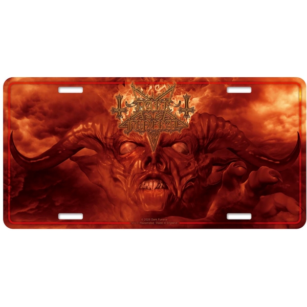 Dark Funeral - Angelus Exuro Pro Eternus Number Plate i gruppen MERCHANDISE / Merch / Nyheter / Metal hos Bengans Skivbutik AB (5683344)