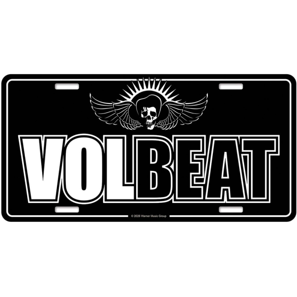 Volbeat - Logo Number Plate i gruppen MERCHANDISE / Merch / Nyheter / Metal hos Bengans Skivbutik AB (5683345)