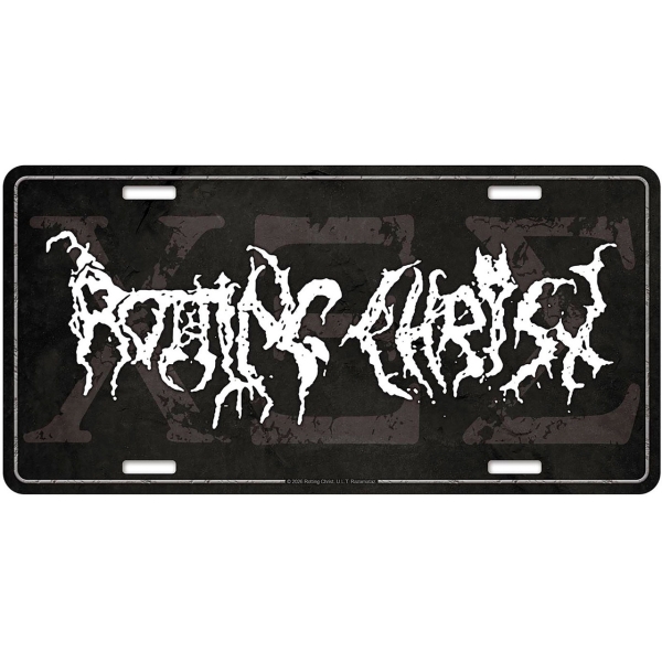 Rotting Christ - 666 Number Plate i gruppen MERCHANDISE / Merch / Nyheter / Metal hos Bengans Skivbutik AB (5683346)