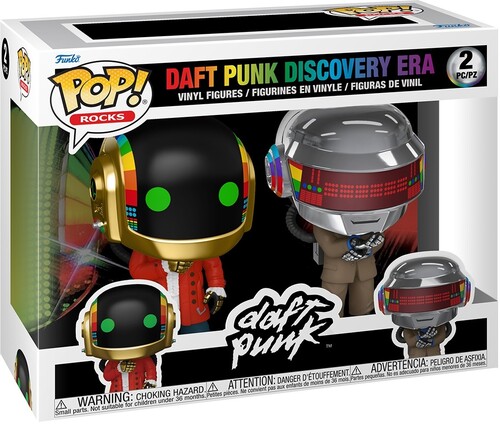 Daft Punk  - Funko Pop! Rocks  Daft Punk - Discovery Era 2-Pack i gruppen MERCHANDISE / Merch / Elektroniskt hos Bengans Skivbutik AB (5683373)