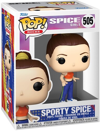 Spice Girls  - Funko Pop! Rocks: Spice Girls - Sporty Spice (Wannabe) i gruppen MERCHANDISE / Merch / Pop-Rock hos Bengans Skivbutik AB (5683375)