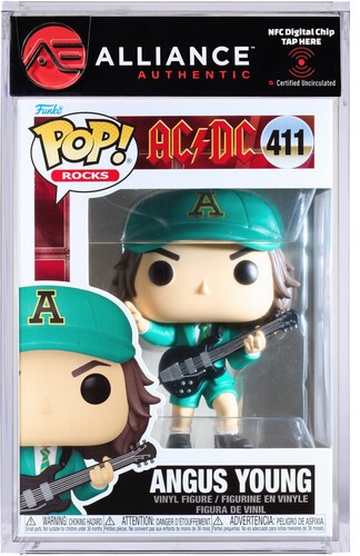 Ac/Dc - Funko Pop! Rocks: Angus Young, Green  i gruppen MERCHANDISE / Merch / Metal hos Bengans Skivbutik AB (5683378)