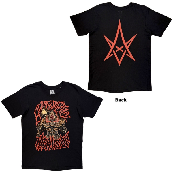 Bring Me The Horizon - Warrior Uni Bl T-Shirt i gruppen MERCHANDISE / T-shirt / Heavy Metal hos Bengans Skivbutik AB (5683518r)