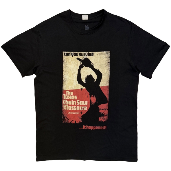 Texas Chainsaw Massacre - Who Will Survive Uni Bl T-Shirt i gruppen MERCHANDISE / T-shirt / Soundtrack hos Bengans Skivbutik AB (5683525r)