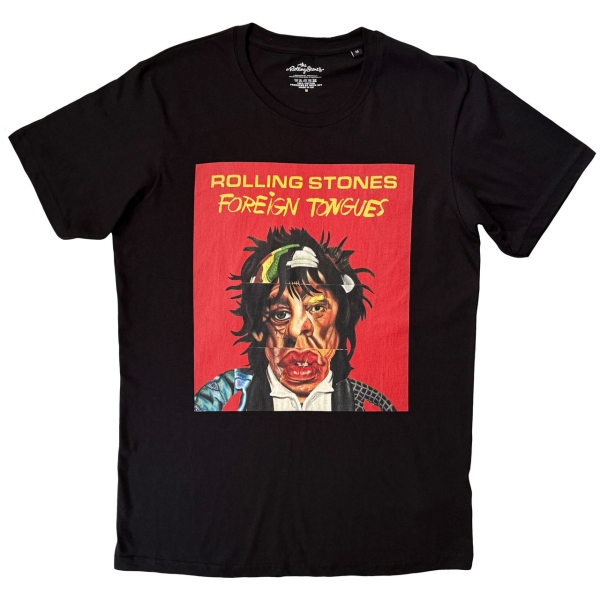 The Rolling Stones - Foreign Tongues Uni Bl T-Shirt i gruppen MERCHANDISE / T-shirt / Pop-Rock hos Bengans Skivbutik AB (5683528r)