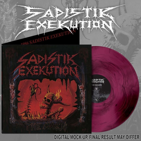 Sadistik Exekution - Magus (Grimace Purple Black Splatte i gruppen VINYL / Kommende / Metal hos Bengans Skivbutik AB (5683569)