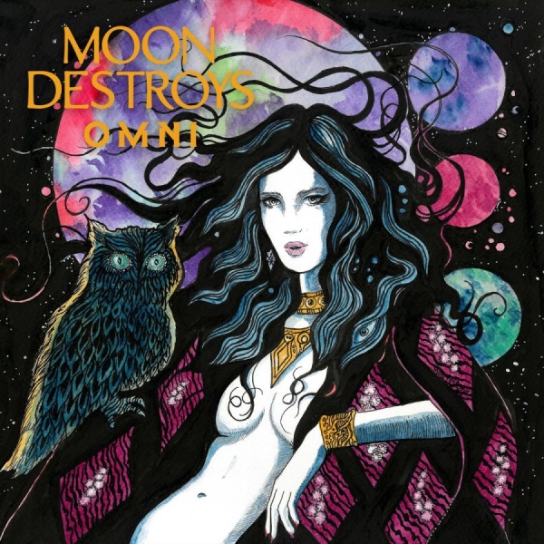 Moon Destroys - Omni (Ice Blue Vinyl Lp) i gruppen VINYL / Kommende / Metal hos Bengans Skivbutik AB (5683652)