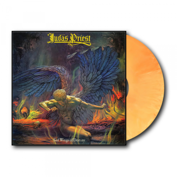 Judas Priest - Sad Wings Of Destiny (Original 1976 Masters - Galaxy Yellow/Orange Mix Vinyl LP) i gruppen VINYL / Kommende / Metal hos Bengans Skivbutik AB (5683707)