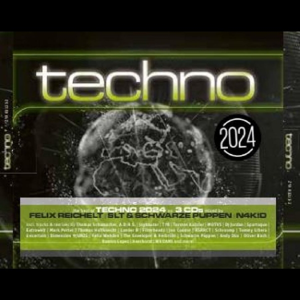 Various Artists - Techno 2024 i gruppen CD / Toppselgere hos Bengans Skivbutik AB (5684224)