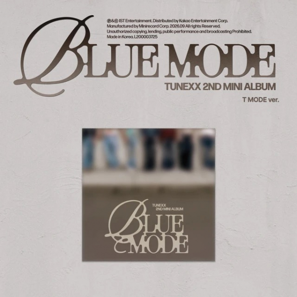 Tunexx - Blue Mode (T Mode Ver.) i gruppen MERCHANDISE / Merch+Code / Kommende / K-Pop hos Bengans Skivbutik AB (5684486)