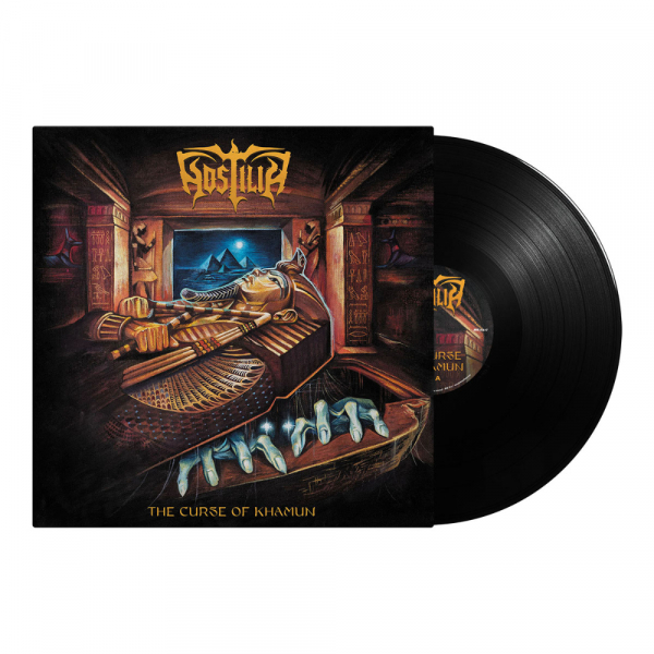 Hostilia - The Curse Of Khamun (Black Vinyl LP) i gruppen VINYL / Kommende / Metal hos Bengans Skivbutik AB (5684496)