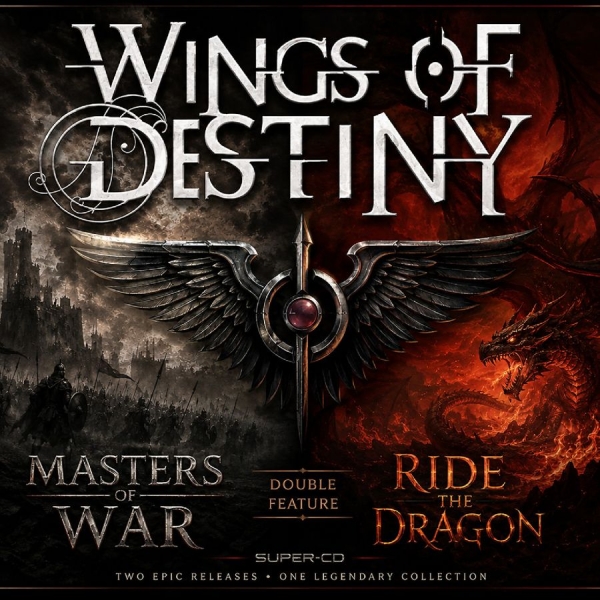 Wings Of Destiny - Masters Of War / Ride The Dragon (D i gruppen CD / Kommende / Metal hos Bengans Skivbutik AB (5684557)