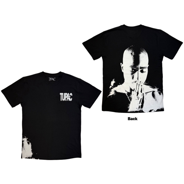 Tupac - Prayer Aop Uni Bl T-Shirt i gruppen MERCH / Klær / T-skjorter hos Bengans Skivbutik AB (5685395r)