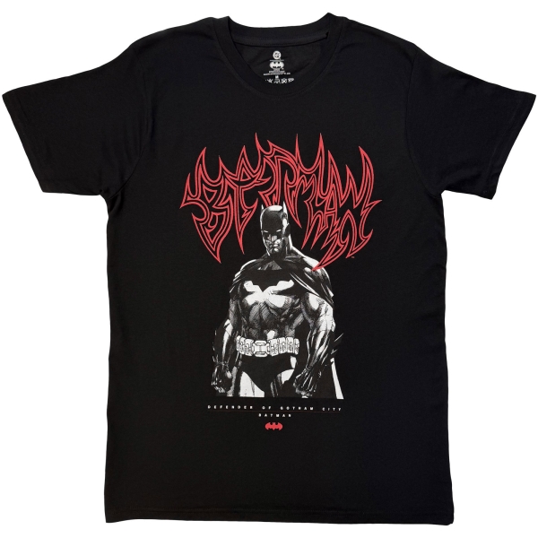 Batman - Defender Of Gotham City Uni Bl T-Shirt i gruppen MERCH / Klær / T-skjorter hos Bengans Skivbutik AB (5685401r)