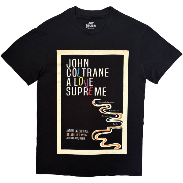 John Coltrane - A Love Supreme Uni Bl T-Shirt i gruppen MERCH / Klær / T-skjorter hos Bengans Skivbutik AB (5685424r)