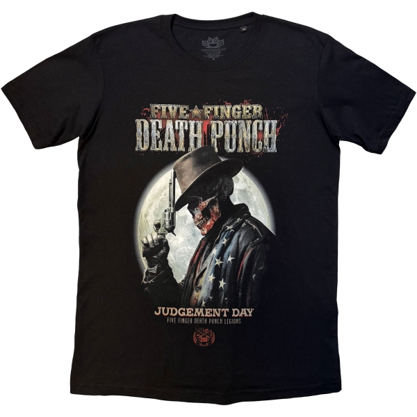 Five Finger Death Punch - Judgement Day Moon Uni Bl T-Shirt i gruppen MERCH / Klær / T-skjorter hos Bengans Skivbutik AB (5685430r)