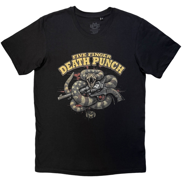 Five Finger Death Punch - Rattlesnake Uni Bl T-Shirt i gruppen MERCH / Klær / T-skjorter hos Bengans Skivbutik AB (5685432r)