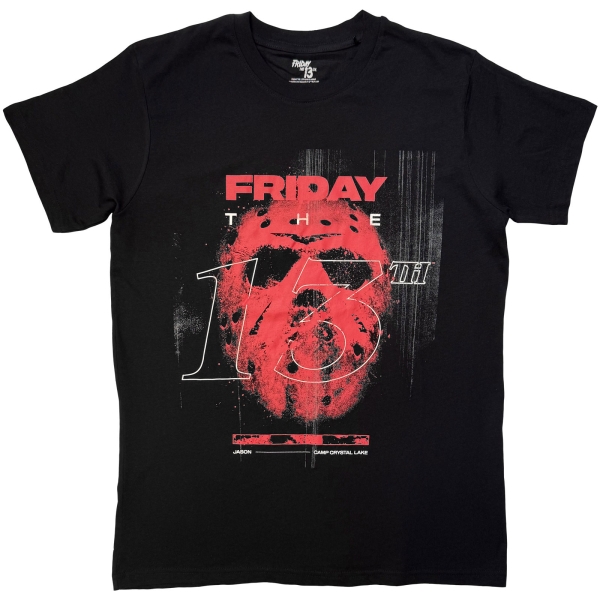 Friday The 13Th - Camp Crystal Lake Uni Bl T-Shirt i gruppen MERCH / Klær / T-skjorter hos Bengans Skivbutik AB (5685434r)