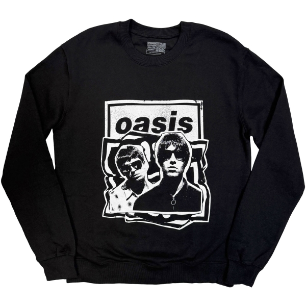 Oasis - Paper Cut Out Photo Uni Bl Sweatshirt i gruppen MERCH / Klær / Collegegensere hos Bengans Skivbutik AB (5685482r)