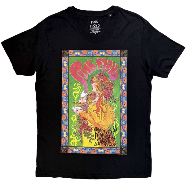 Pink Floyd - Marquee Poster 66 Uni Bl T-Shirt i gruppen MERCH / Klær / T-skjorter hos Bengans Skivbutik AB (5685506r)