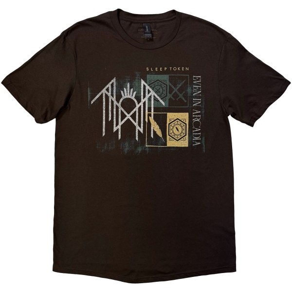 Sleep Token - Even In Arcadia Symbols Uni Brown T-Shirt i gruppen MERCH / Klær / T-skjorter hos Bengans Skivbutik AB (5685521r)