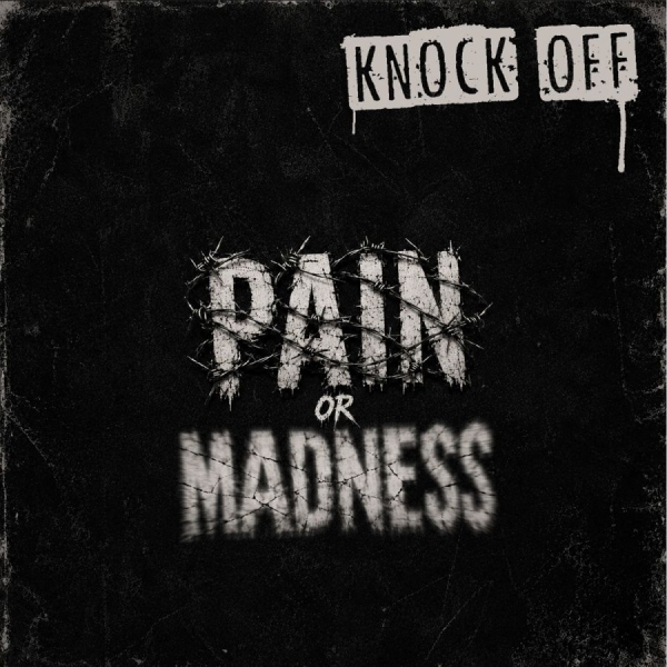 Knock Off - Pain Or Madness (Gold W/Red Splatte i gruppen VINYL / Kommende / Pop-Rock hos Bengans Skivbutik AB (5685680)