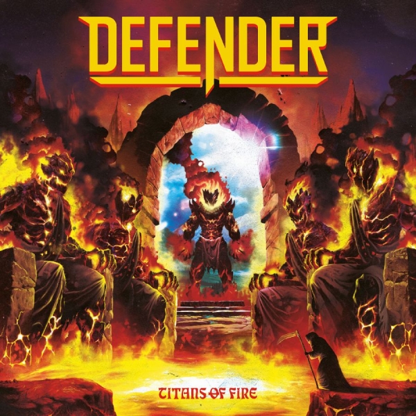 Defender - Titans Of Fire i gruppen CD / Kommende / Metal hos Bengans Skivbutik AB (5685822)