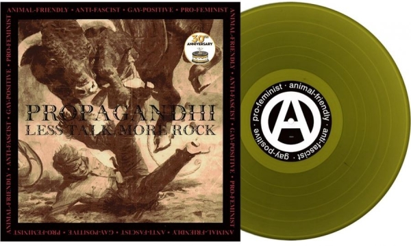 Propagandhi - Less Talk, More Rock (Olive Green V i gruppen VINYL / Pop-Rock hos Bengans Skivbutik AB (5686028)