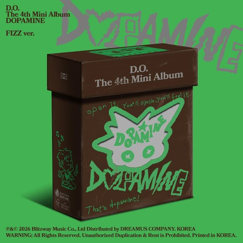 D.O. (Exo) - Dopamine (Fizz Ver.) i gruppen CD / Kommende / K-Pop hos Bengans Skivbutik AB (5686140)