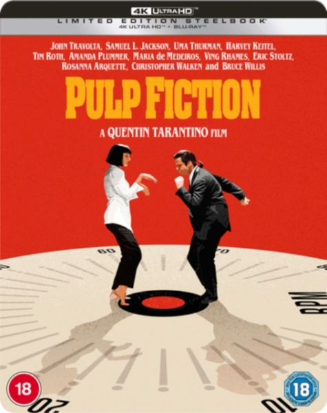 Movie - Pulp Fiction (Limited Edition Steelbook) i gruppen FILM / Film UHD-4K / Drama hos Bengans Skivbutik AB (5686169)