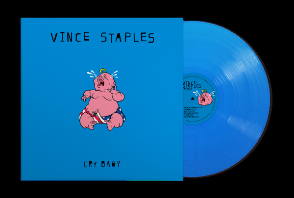 Vince Staples - Cry Baby (X) (Uk Edition) (Baby Blue Vinyl/Alternate Cover) i gruppen VINYL / Kommende / Hip Hop-Rap hos Bengans Skivbutik AB (5686180)