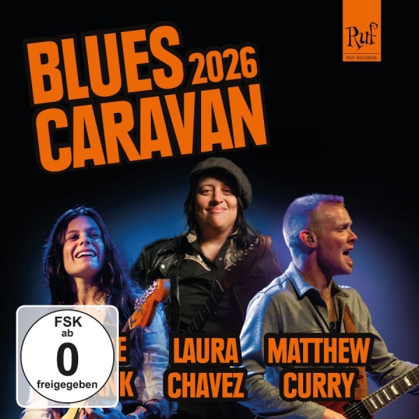 Elise Frank Laura Chavez & Matthew - Blues Caravan 2026 (Cd + Dvd) i gruppen CD / Blues hos Bengans Skivbutik AB (5686270)