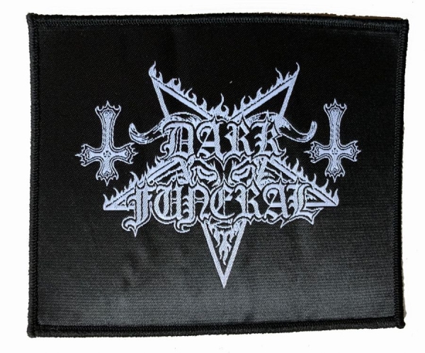 Dark Funeral - Patch Logo (8,2 X 9,9 Cm) i gruppen MERCHANDISE / Accessoarer / Kommende / Metal hos Bengans Skivbutik AB (5686280)