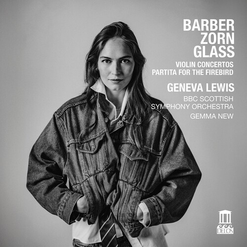 Geneva Lewis - Barber & Glass: Violin Concertos Z i gruppen CD / Klassisk hos Bengans Skivbutik AB (5686361)