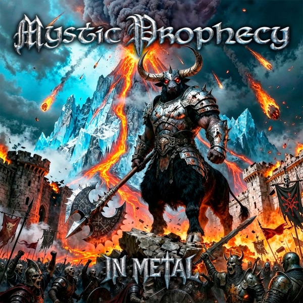 Mystic Prophecy - In Metal (Silver Marble) i gruppen VINYL / Kommende / Metal hos Bengans Skivbutik AB (5686450)