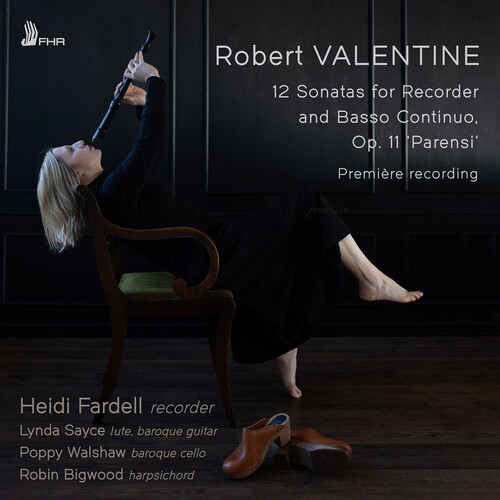 Robert Valentine - 12 Sonatas For Recorder And Basso C i gruppen CD / Klassisk hos Bengans Skivbutik AB (5686585)