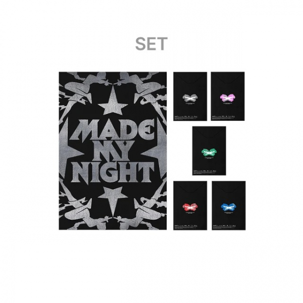 Le Sserafim - Made My Night SET (Compact Ver.) (Random Ver.) + WS i gruppen Minishops / K-Pop Minishops / LE SSERAFIM hos Bengans Skivbutik AB (5686598)