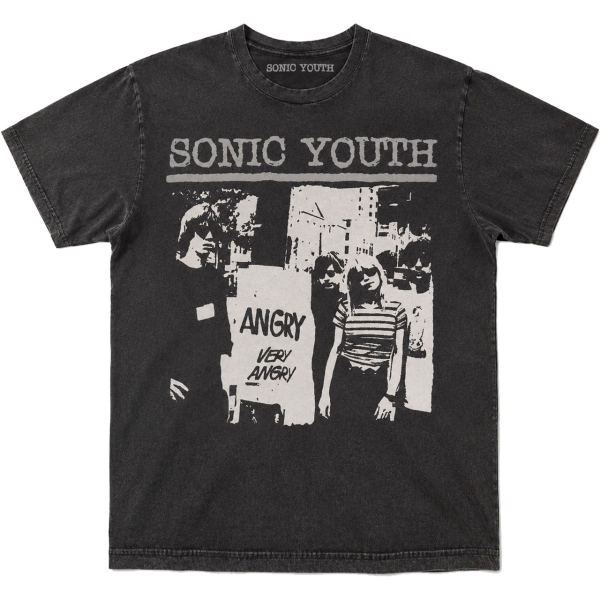 Sonic Youth - Angry Uni Bl T-Shirt i gruppen MERCH hos Bengans Skivbutik AB (5686910r)