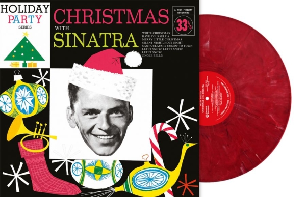 Sinatra Frank - Christmas With Sinatra (Marbled Vin i gruppen VINYL / JuleMusikkk hos Bengans Skivbutik AB (5687165)