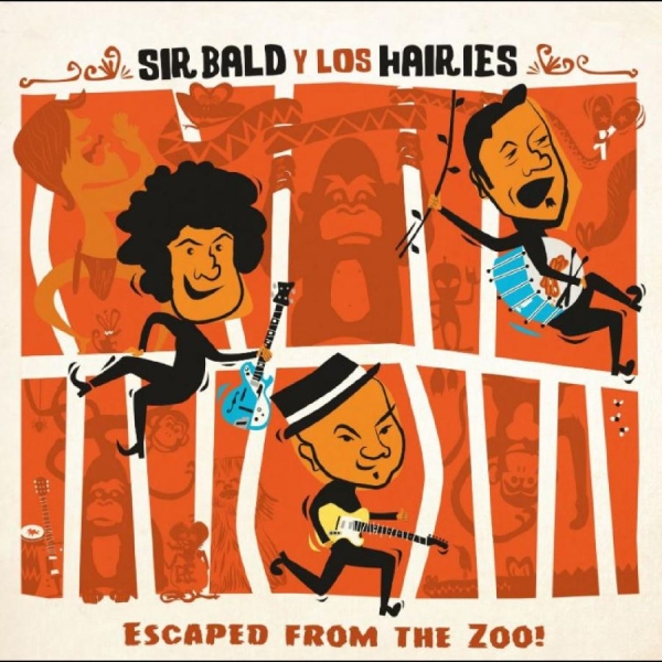 Sir Bald Y Los Hairies - Escaped From The Zoo! i gruppen VINYL / Pop-Rock hos Bengans Skivbutik AB (5687748)