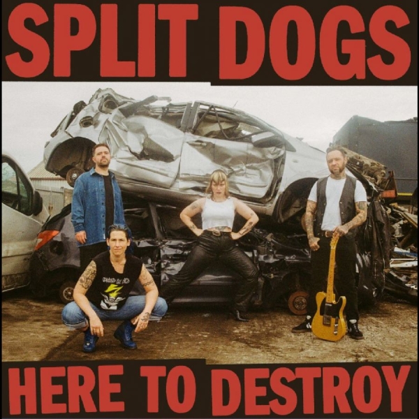 Split Dogs - Here To Destroy i gruppen VINYL / Toppselgere hos Bengans Skivbutik AB (5688189)