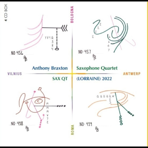 Anthony Braxton Saxophone Quartet - Sax Qt (Lorraine) 2022 i gruppen CD / Toppselgere hos Bengans Skivbutik AB (5688873)