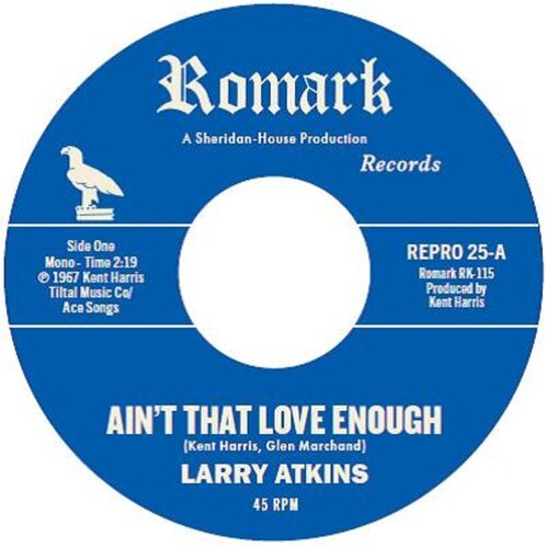 Larry Atkins - Ain't That Love Enough / Lighten Up i gruppen VINYL / Pop-Rock hos Bengans Skivbutik AB (5689532)