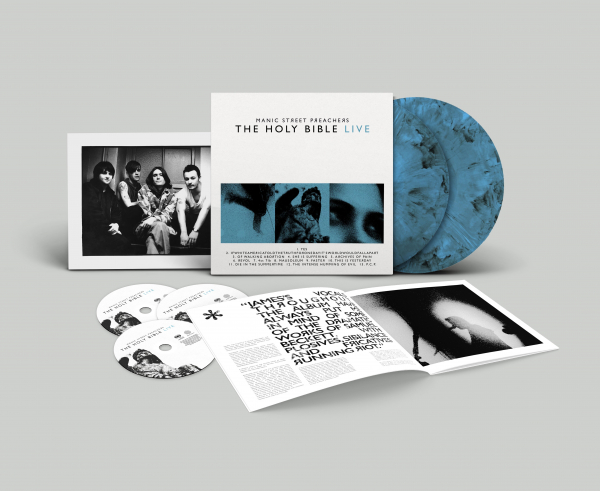 Manic Street Preachers - Holy Bible Live (Boxset Blue Marble 2Lp, 2Cd, Bd) i gruppen VINYL / Kommende / Pop-Rock hos Bengans Skivbutik AB (5689878)